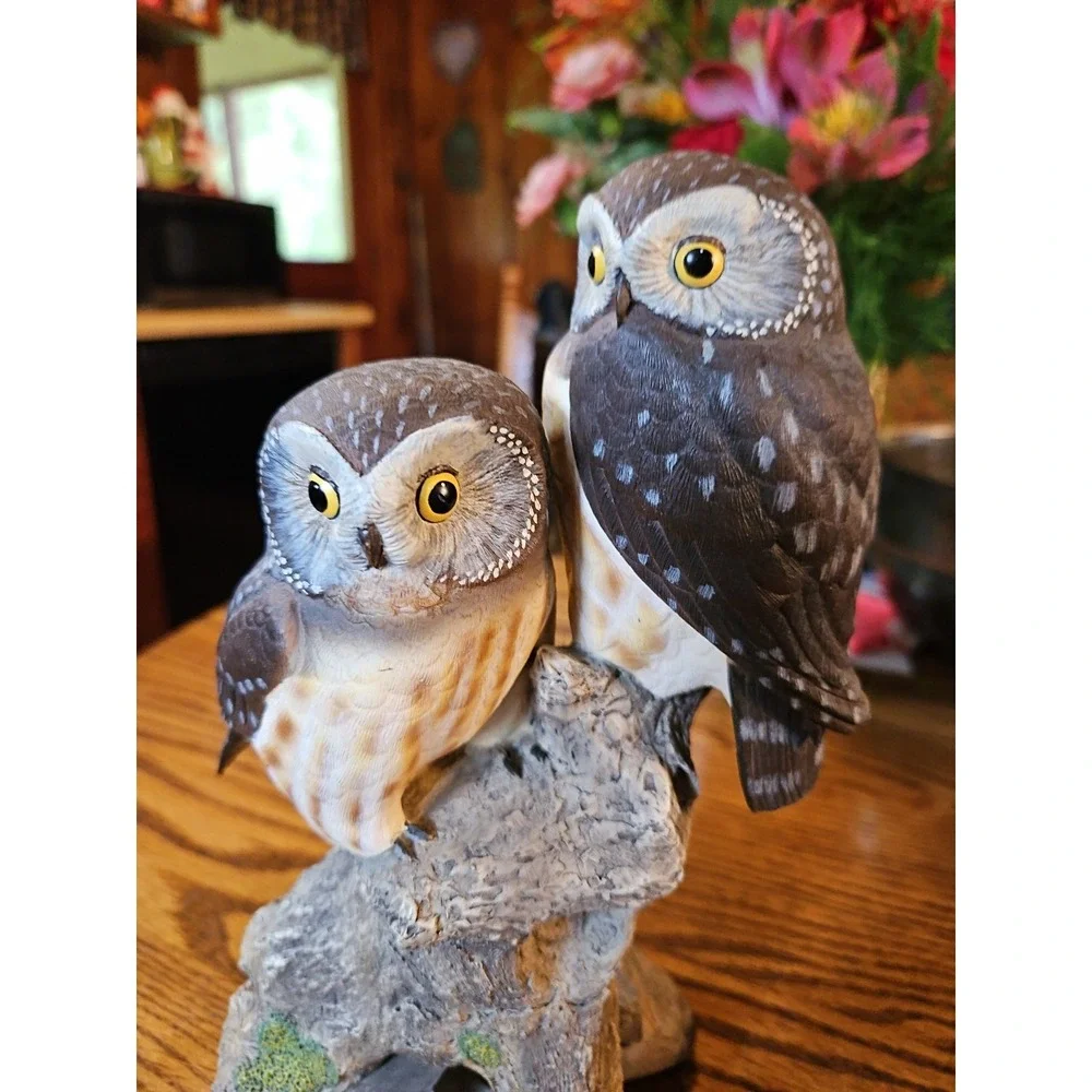 Vintage OWL Figure / BEST FRIENDS /‎ 2002 Jan Fitch